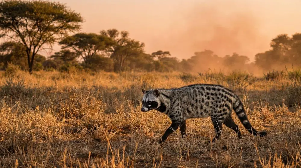 Afrikanische Zibetkatze