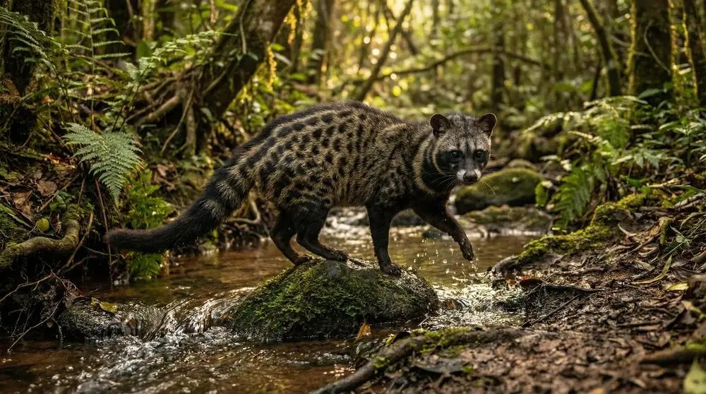 Afrikanische Zibetkatze