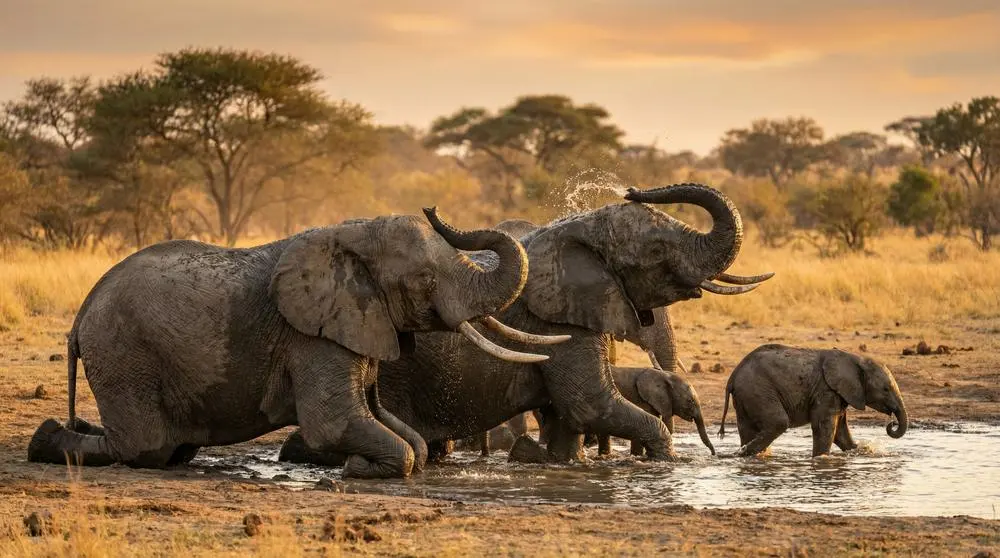 Éléphant de savane d'Afrique