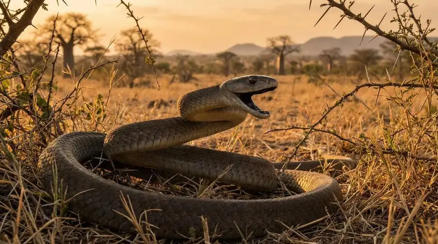 Schwarze Mamba