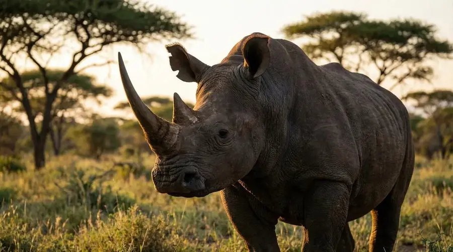 So entdeckst du den Schwarzes Nashorn auf einer Afrika-Safari