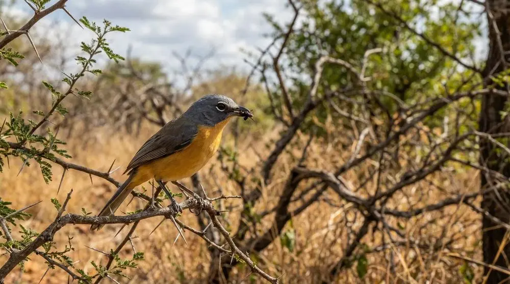 Grey-headed Bush-Shrike