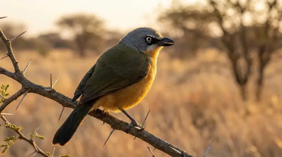 Cómo ver al Alcaudón de cabeza gris en un safari africano