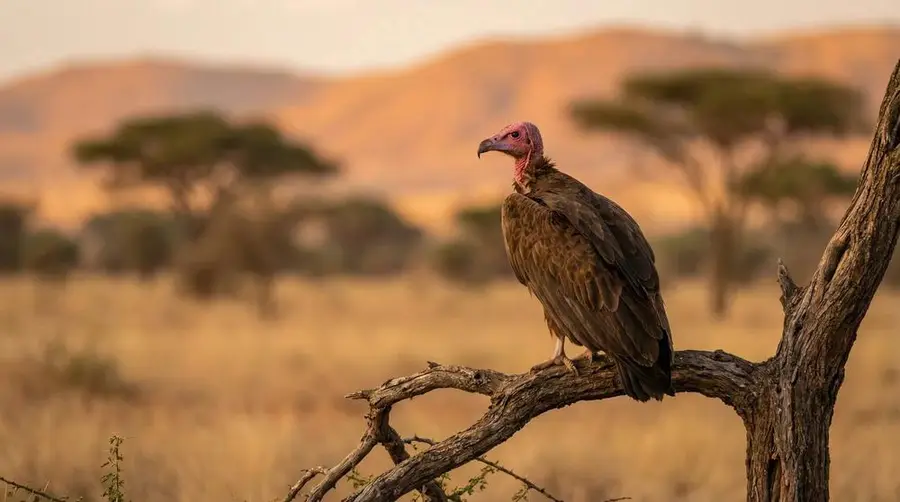Cómo ver al Buitre Capuchino en un safari africano