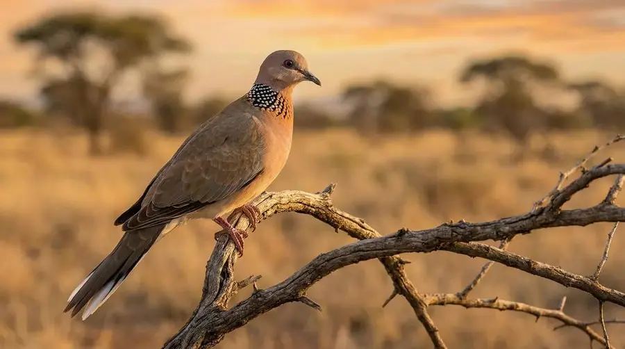 Cómo ver al Tórtola Risueña en un safari africano