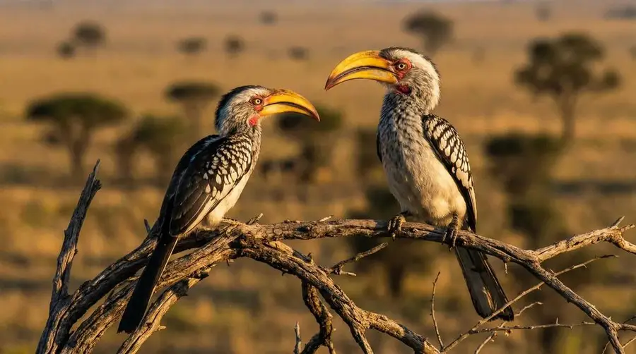 Südlicher Gelbschnabel-Hornvogel
