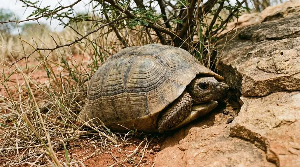 Tortuga de caparazón articulado de Speke