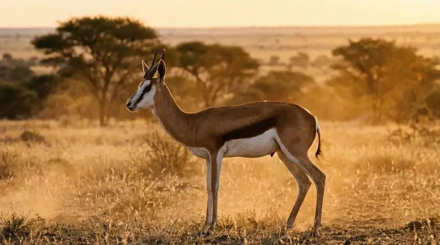 So entdeckst du den Springbock auf einer Afrika-Safari